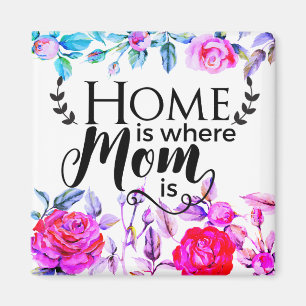Hemmet är där Mamma ligger Magnet