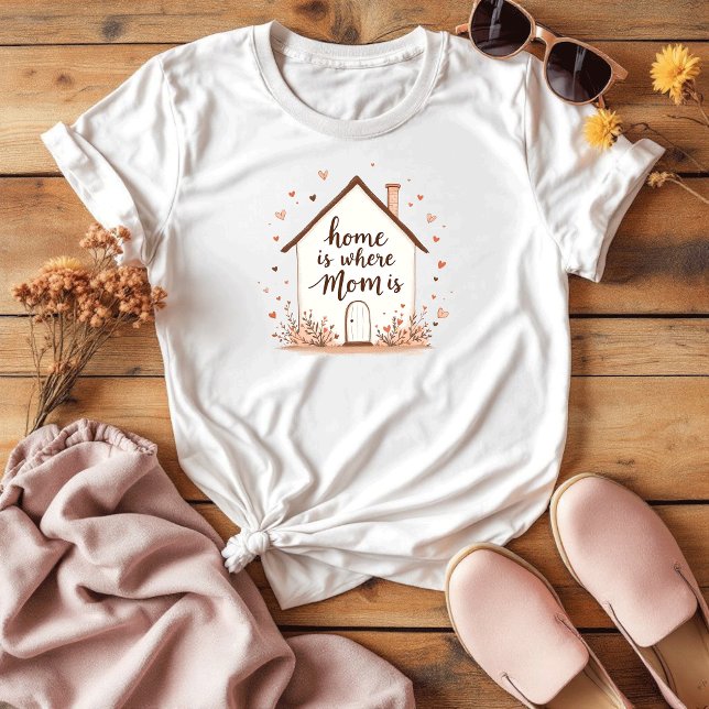 Hemmet är där Mamma ligger | Sweet Mamma Life T Shirt (Skapare uppladdad)