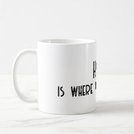 Hemmet är där Pappa är offert Kaffemugg