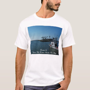 Hemmet är där Vatten möts i Himmel T-shirt