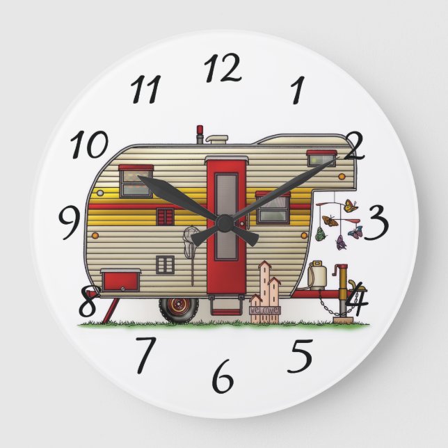 Hemmet är där vi parkerar det stor klocka (Framsida)