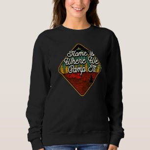 Hemmet är där vi tar hand om familjens kampanjsläk t shirt