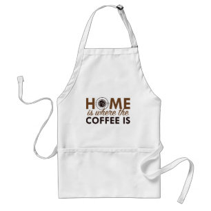 Hemmet är den plats där kaffet finns förkläde