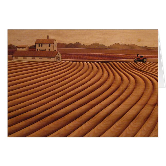 Hemmet är det tomma kortet för Heartland Hälsningskort (Framsidan Horizontal)