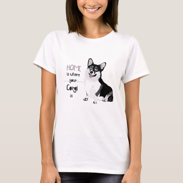 HEMMET ÄR DITT KORGI - PUPPY HUND TEE (Framsida)