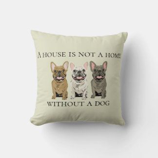 Hemmet är inte hemma utan en hund kudde