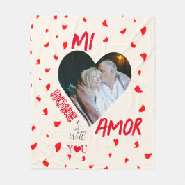 Hemmet är med dig Blanket-gåva Fleecefilt