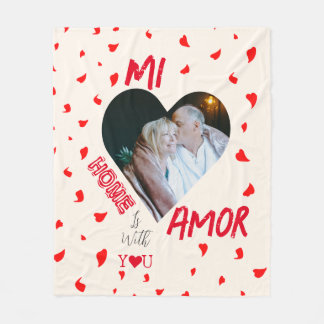 Hemmet är med dig Blanket-gåva Fleecefilt