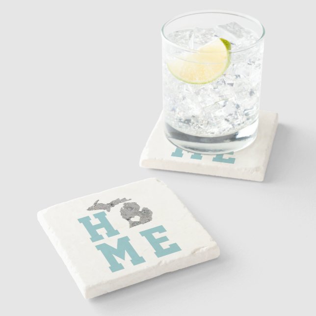 Hemmet är Michigan i den Underbara Sjöar-staten Stenunderlägg (Sidan)