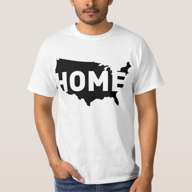 Hemmet är var Amerika är Tee (Framsida)