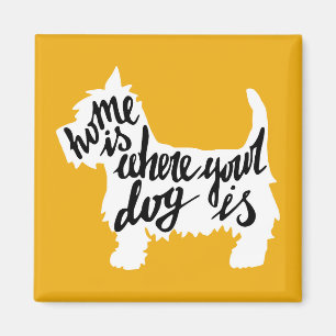 Hemmet är var din hund är magnet