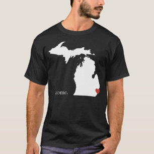 Hemmet är, var hjärtan är - Michigan Tee
