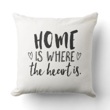 Hemmet är var hjärtan är typografi