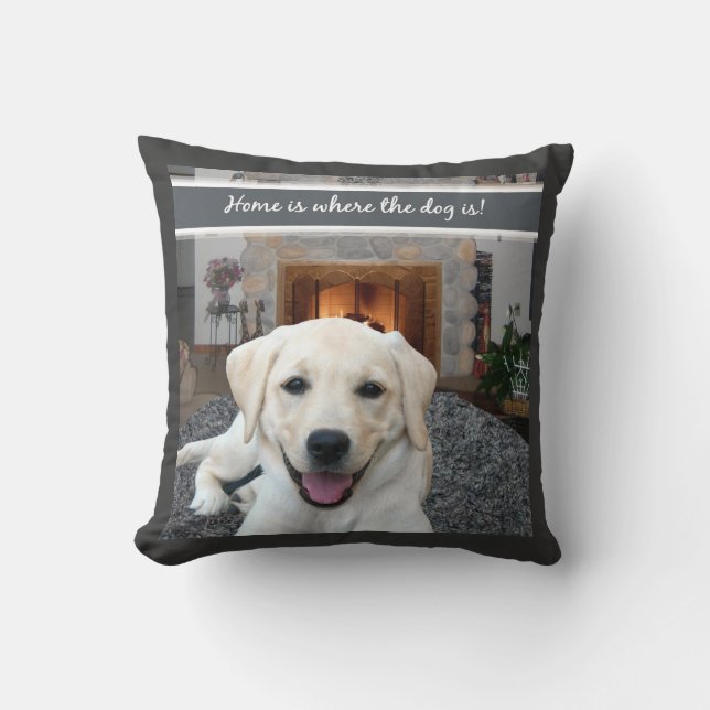 Hemmet är var hunden är kudde (Framsida)