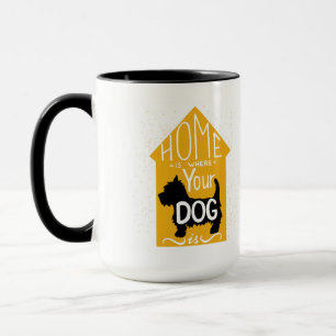 Hemmet är var hunden är mugg