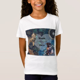 Hemmet är var min hund är t-shirt