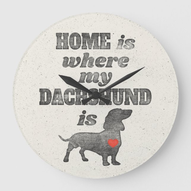 Hemmet är var min tax är träklossPrinting Stor Klocka (Framsida)