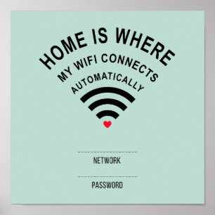 Hemmet är var min wifi förbinder automatiskt poster