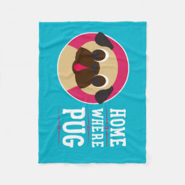 Hemmet är var mopset är ullfilten fleecefilt