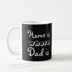 Hemmet är var pappan är citationstecknet kaffemugg