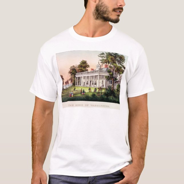 Hemmet av George Washington Tee (Framsida)