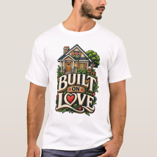 Hemmet Byggt På Kärlek T Shirt