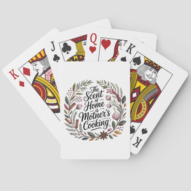 Hemmet doftar av mammas matlagning casinokort (Baksidan)