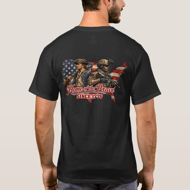 HEMMET FÖR DE MODIGA T SHIRT (Baksida)