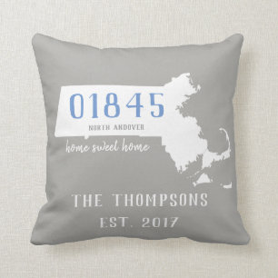 Hemmet för den Massachusetts kudder det Kudde