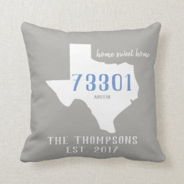 Hemmet för den Texas kudder det beställnings- Kudde