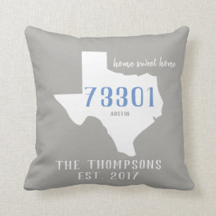 Hemmet för den Texas kudder det beställnings- Kudde