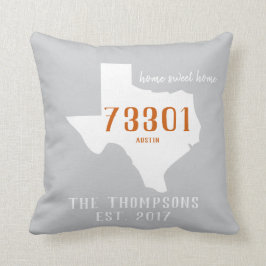 Hemmet för den Texas kudder det beställnings- Kudde