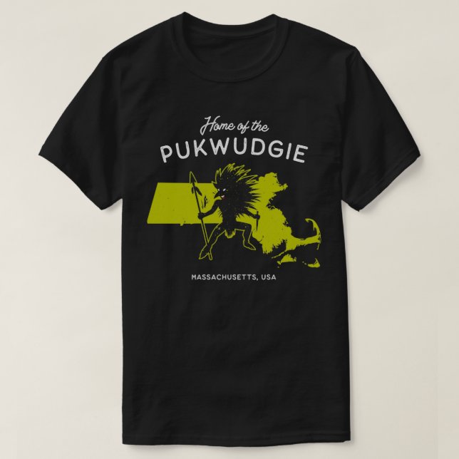 Hemmet för Pukwudgie Massachusetts USA T Shirt (Design framsida)