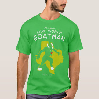 Hemmet för Sjö Worth Goatman Monster Texas USA C T Shirt