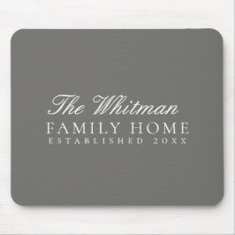 Hemmet för träkolsfamiljen musmatta