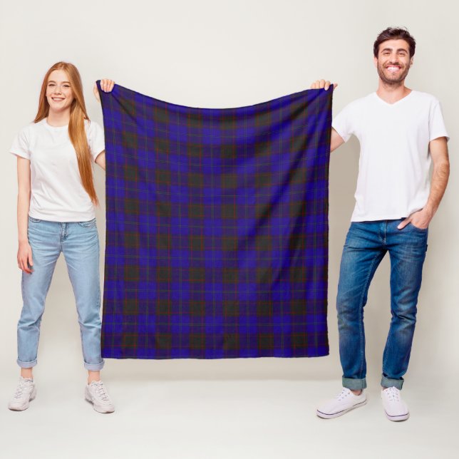 Hemmet (Hume) Klan Scottish Tartan Play Fleecefilt (På plats)
