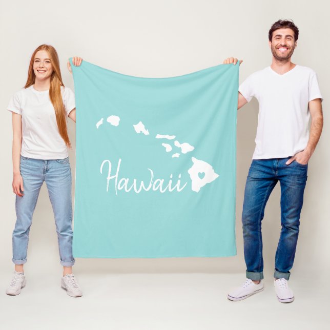 Hemmet i delstaten karta kärlek fleecefilt (På plats)