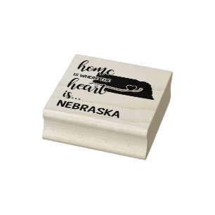 Hemmet i Nebraska är där hjärtat finns Stämpel