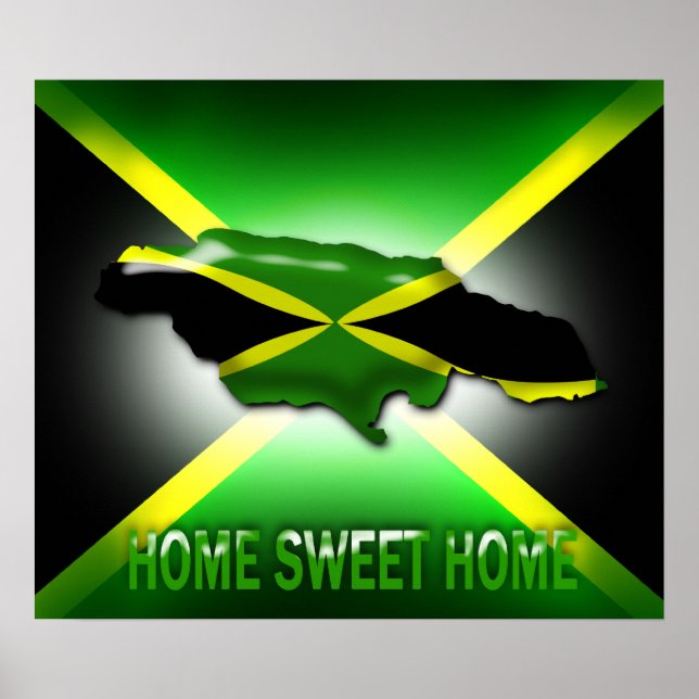 Hemmet Jamaica Large Poster Skriv ut (Framsidan)