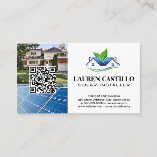 Hemmet Solpaneler QR Visitkort