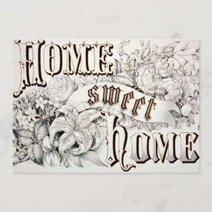 Hemmet Söta Hemmet Inflyttningsfest Inbjudan