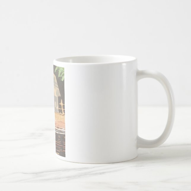 Hemmet Sött Hem Konsttryck Kaffemugg (Höger)