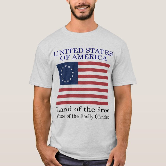 Hemmet till den lätt förolämpade t shirt (Framsida)