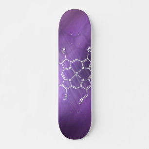 Hemmolekyl Strukturell kemisk formel Mini Skateboard Bräda 18,5 Cm