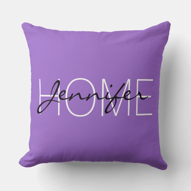 Hemmonogram för Amethyst färg Kudde (Framsida)