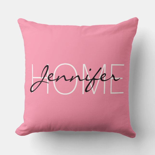 Hemmonogram för Baker-Miller rosa färg Kudde (Framsida)