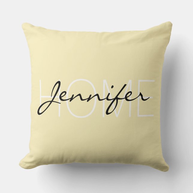 Hemmonogram för Blond färg Kudde (Framsida)