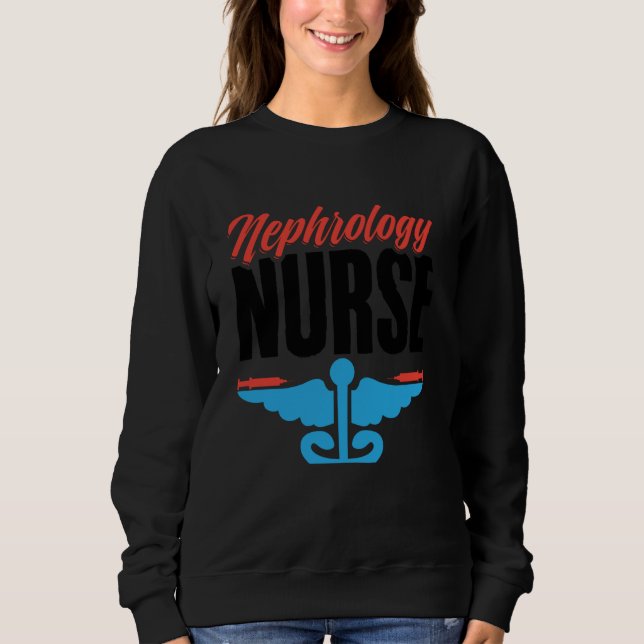 Hemodialys Nefrologi Nurse Nursing Dialysis Nur T Shirt (Framsida)