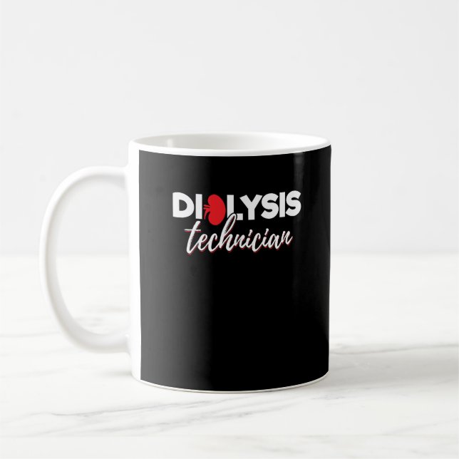 Hemodialys Nephrology Tech - Dialystekniker Kaffemugg (Vänster)