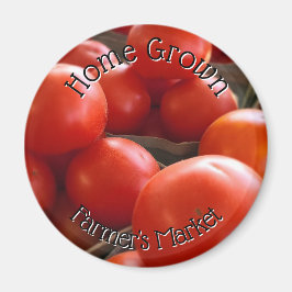 Hemodlad Heirloom Tomates Farmers marknad Magnet